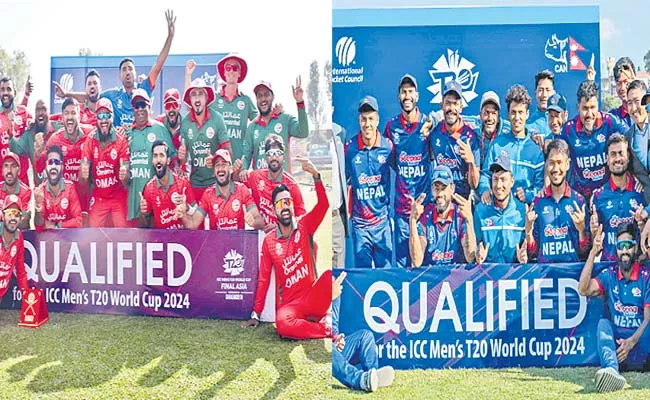 Oman and Nepal qualify for T20 World Cup tournament - Sakshi