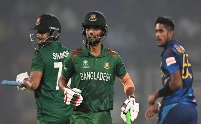 Bangladesh vs Sri Lanka WC 2023: Bangladesh won by 3 wkts - Sakshi