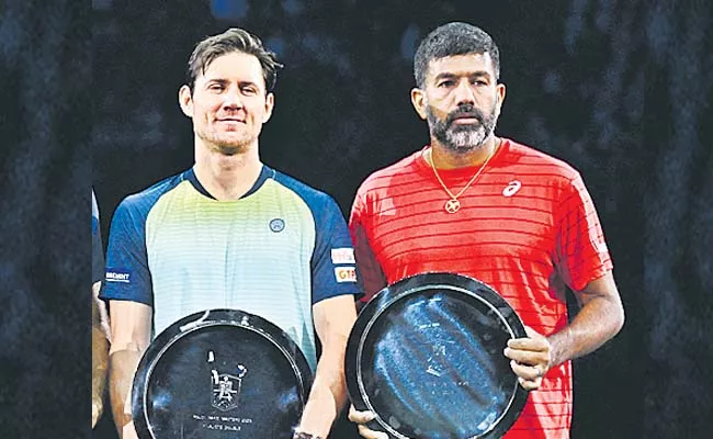 The duo of Bopanna and Ebden was the runner up - Sakshi