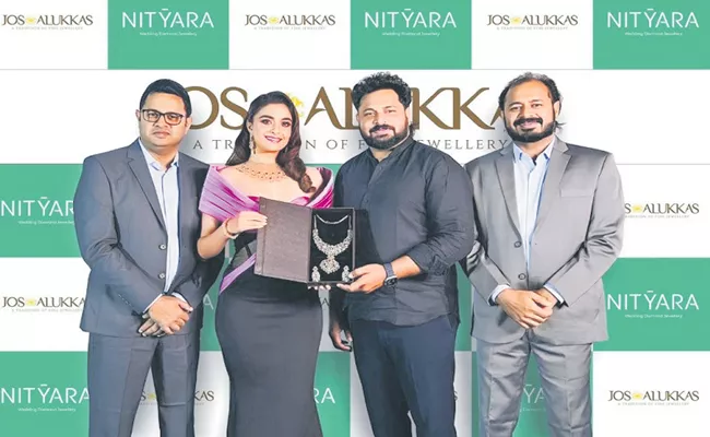 Jos Alukkas launched the new Premium Diamond Collection of Nityara - Sakshi