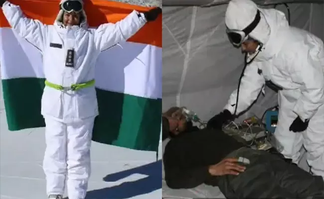 Captain Fatima is the first female medical officer in Siachen - Sakshi