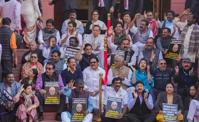 49 More Lok Sabha Opposition MPs Suspended Today - Sakshi