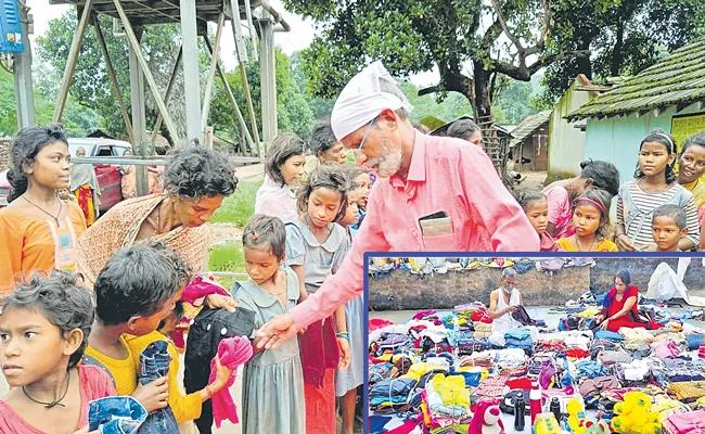 Paital Gagan-Annapurna : Elderly couple makes festivals special for the poor - Sakshi