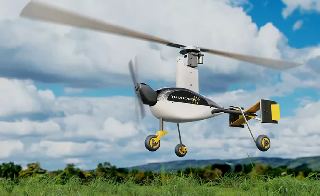 Thunderfly Tf-g1 Autogyro Drone Is Up For Stormy Weather - Sakshi