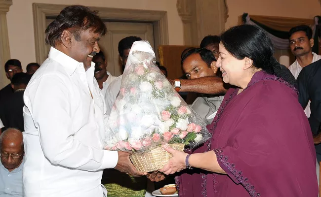 DMDK Vijayakanth Special Political Place In Tamil Nadu - Sakshi