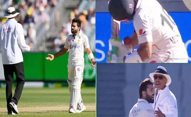 Aus Vs Pak 2nd Test:  Mohammad Rizwan Furious With Third Umpire Giving Him Out - Sakshi