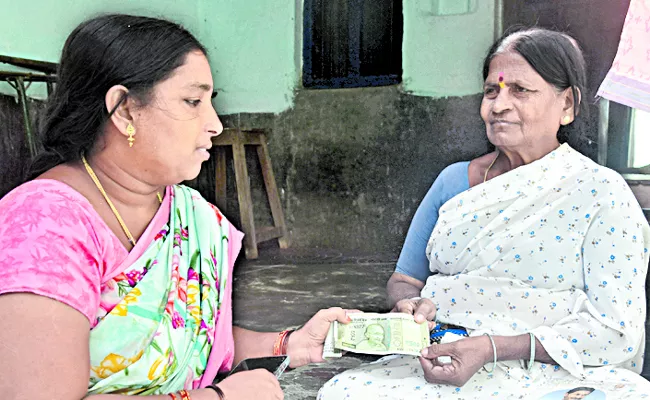 Andhra Pradesh: Distribution of pensions to 91 89 percent - Sakshi