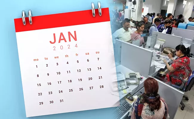 Bank Holidays in 2024 January - Sakshi