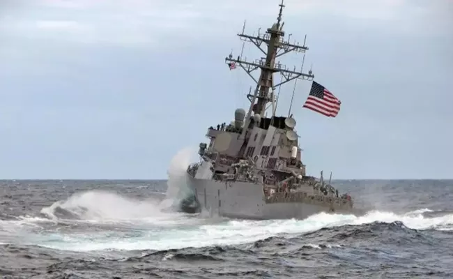 Pentagon claims USS Carney, multiple commercial ships attacked in Red Sea - Sakshi
