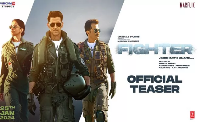 Hrithik Roshan And Deepika Padukone Fighter Teaser Released - Sakshi