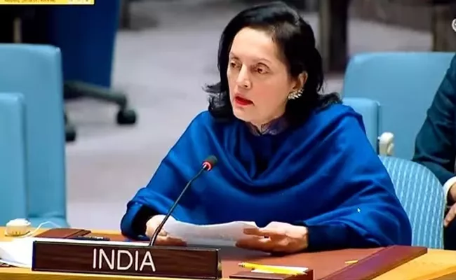 India Response On israel Hamas War In United Nations - Sakshi