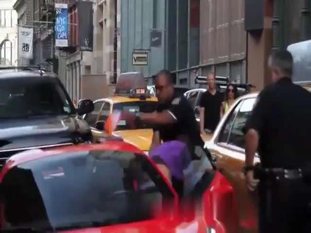Ferrari Owner Drives Over Police Officers Foot Video Viral