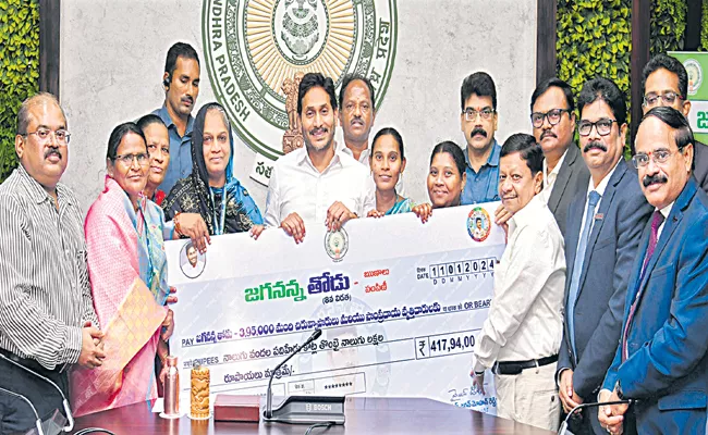 CM YS Jagan Released On Jagananna Thodu Funds - Sakshi