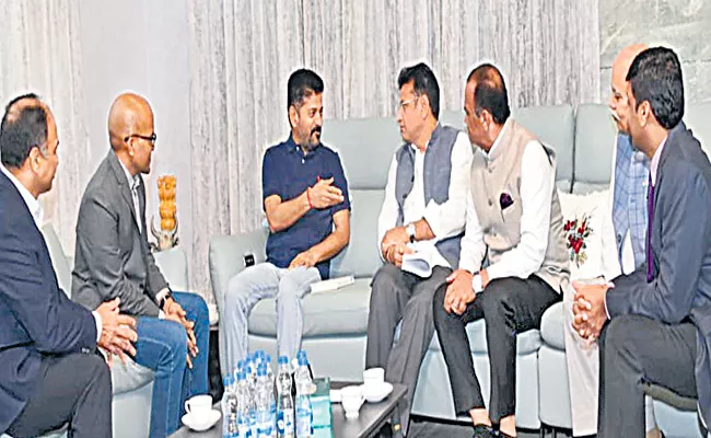 Google Vice President Chandrasekhar meeting with CM Revanth Reddy - Sakshi