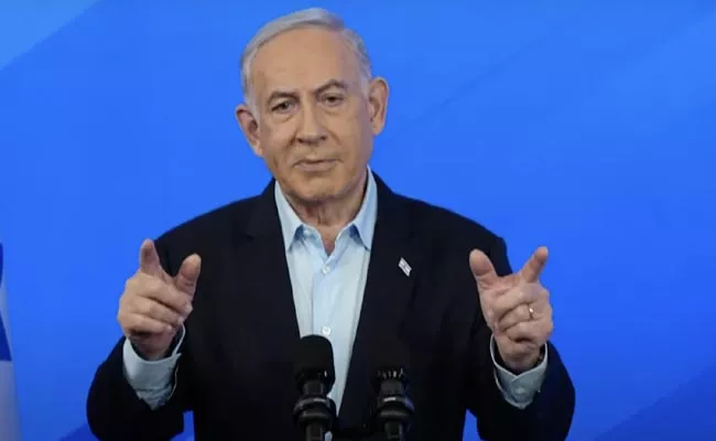 Israel PM Netanyahu Says No One Will Stop Us In Gaza War - Sakshi