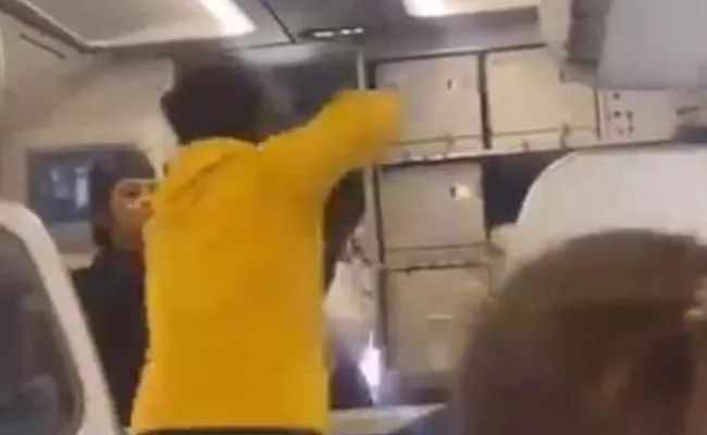 Passenger Punches IndiGo Captain Making Announcement Of Delay - Sakshi