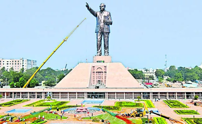 Andhra Pradesh CM Jagan to unveil 125 foot tall Ambedkar statue in Vijayawada on January 19 - Sakshi