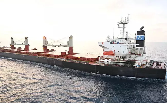 Merchant ship under attack by drone gets saved by INS - Sakshi