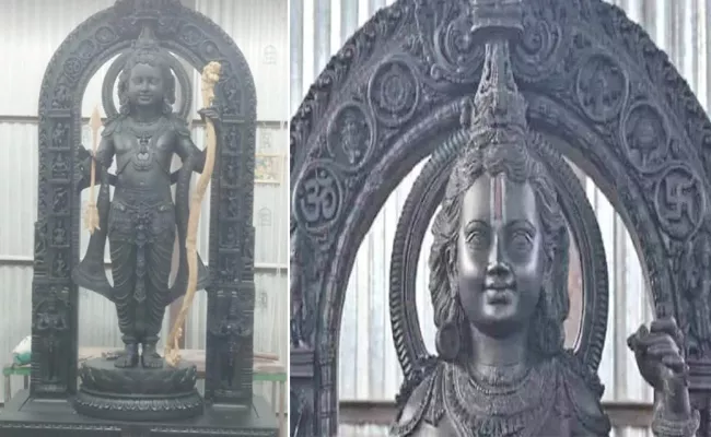 Ayodhya ram Mandir: Ayodhya Ram Temple Bala Rama idol Goes Viral - Sakshi