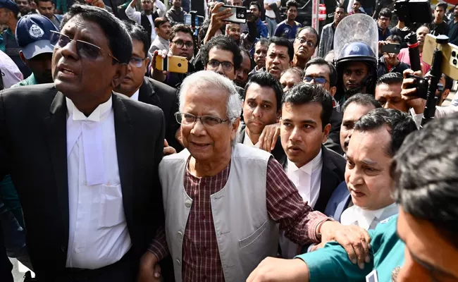 Bangladesh court sentences Nobel laureate Muhammad Yunus to 6 months in jail - Sakshi