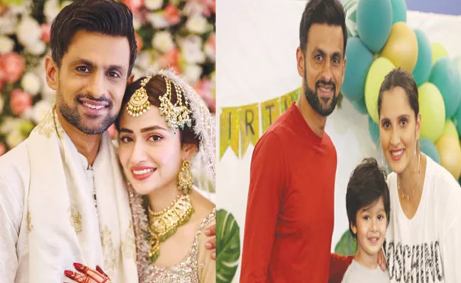 Shoaib Malik Wedding Pics With Sana Javed Amid Rumours Separation with Sania Mirza - Sakshi