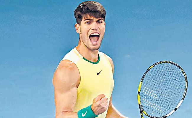  Spanish star reached the quarter finals of the Australian Open for the first time - Sakshi