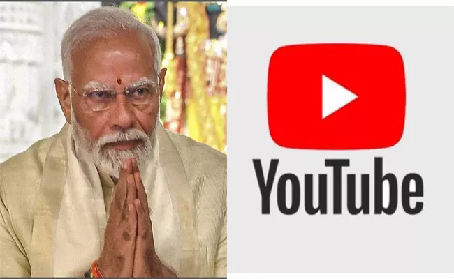 Narendra Modi Becomes Youtube Most Watched Livestream - Sakshi
