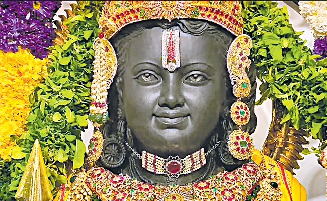 Statue of Ayodhya Bala Rama By Arun Yogiraj - Sakshi