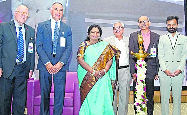 Telangana Governor inaugurates three day nephrology conference - Sakshi