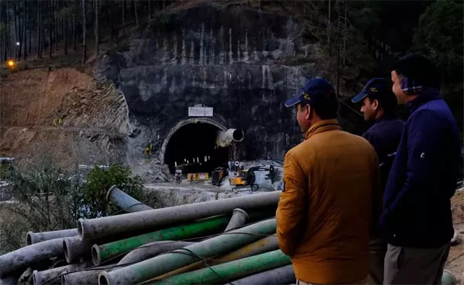 Work Starts in Silkyara Tunnel of Uttarakhand After 76 Days - Sakshi