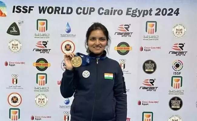 Sonam Maskar Bags Silver Medal In 10m Air Rifle Event In ISSF World Cup Debut - Sakshi