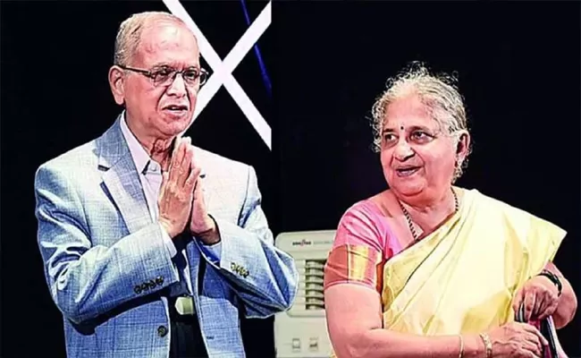 Narayana Murthy Regrets Not Letting Sudha Murty Join Infosys - Sakshi