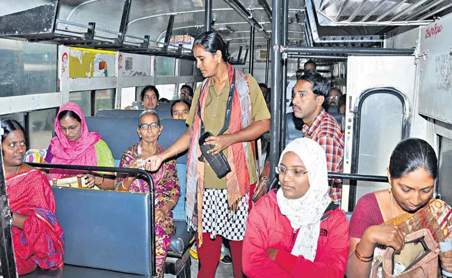 Original Identity Card Mandatory Free Bus Travel For Women In TSRTC buses - Sakshi