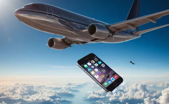 Apple iPhone survives with no scratches after16k feet drop from Alaska Airlines flight - Sakshi