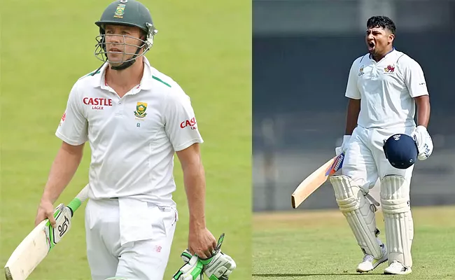 AB de Villiers hopeful of Sarfaraz Khan getting a chance in Vizag Test against England - Sakshi