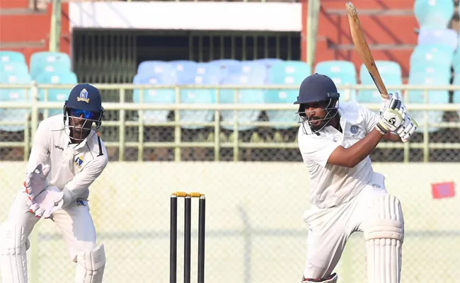 Ricky Bhui Half century helps Andhra commands in day 1 against Up - Sakshi