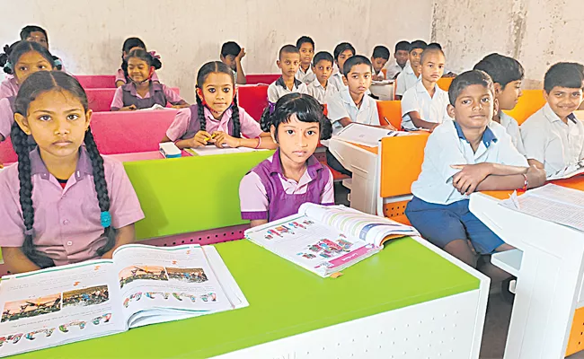Andhra Pradesh has introduced English medium in schools - Sakshi