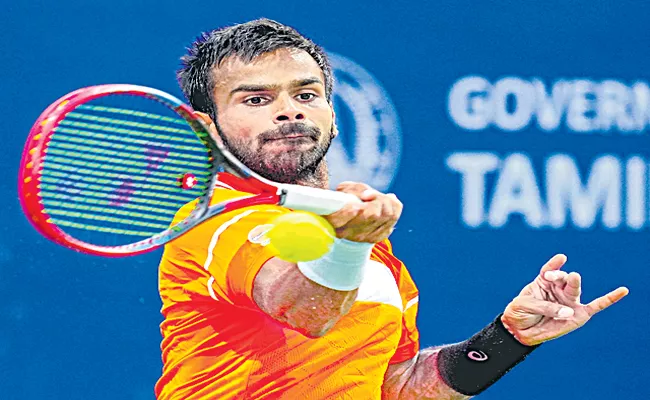 Sumit Nagal jumps 23 places to break into top-100 of ATP rankings - Sakshi