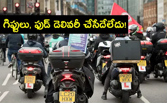 Deliveroo and Uber Eats Drivers Strike on Valentines Day Check The Reason - Sakshi