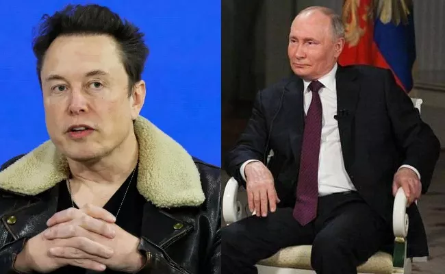 Elon Musk Again Sensational Comments On Putin - Sakshi
