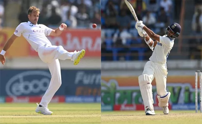 Yashasvi Jaiswal Smokes James Anderson For Hat Trick Sixes In Rajkot Test - Sakshi