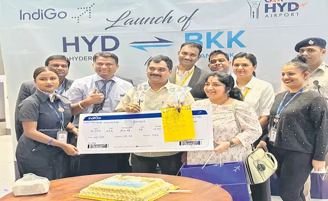 IndiGo launches direct daily flights between Hyderabad and Bangkok - Sakshi