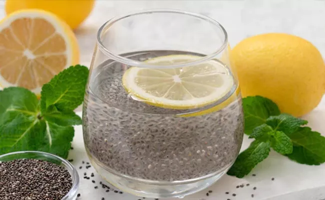 Chia Seeds With Lemon Water check these benefits - Sakshi