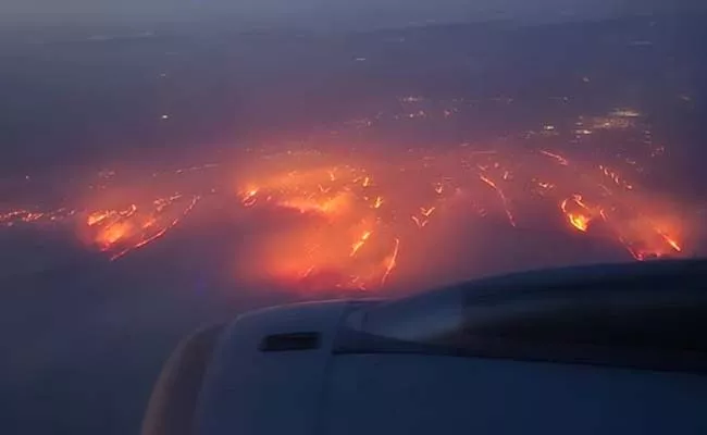 Wild Fire Rage In Texas - Sakshi