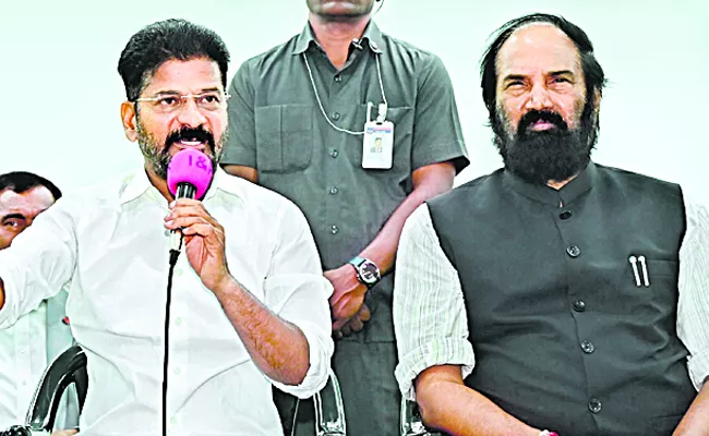 Revanth Reddy accuses BRS of handing over irrigation projects and challenges KCR to debate - Sakshi