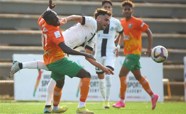 I League National Football Tourney: Sreenidi Deccan Draws Match With Mohammedan Sporting Club - Sakshi