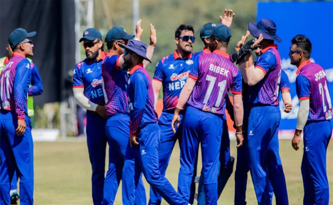 Nepal T20I Tri Series 2024: Nepal Beat Namibia By 3 Runs - Sakshi