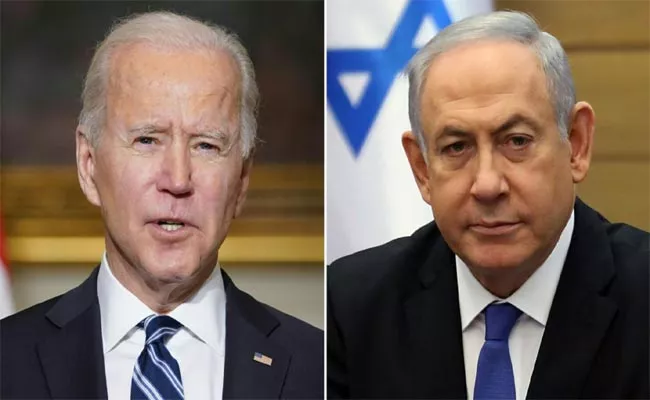 Joe Biden Says Netanyahu Approach Hurting Israel More Than Helping - Sakshi