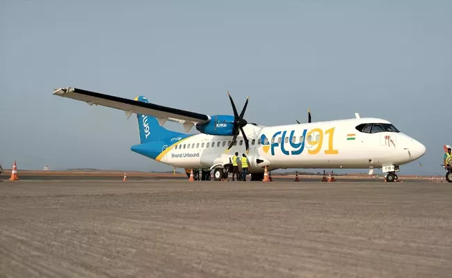 FLY91 Begins Commercial Operations From Goa - Sakshi