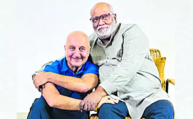 Oscar winning music director MM Keeravani collaborates with Anupam Kher for Tanvi The Great - Sakshi